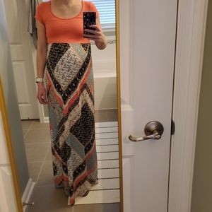Pinkblush maternity maxi dress